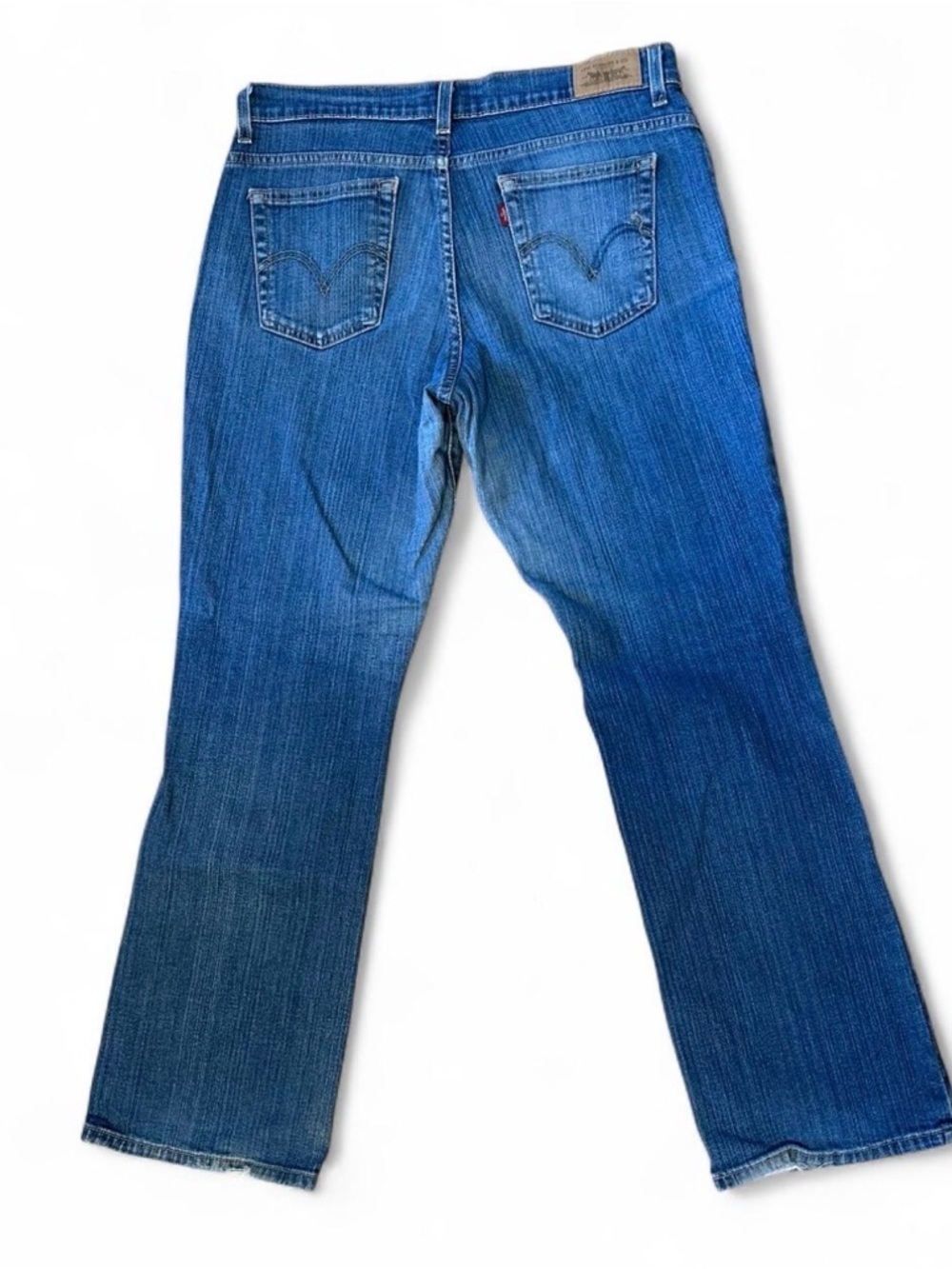 Y2K 2008 Levi's 550 Womens Relaxed Bootcut Jeans Medium Wash Blue Denim Size 10S - Picture 5 of 8